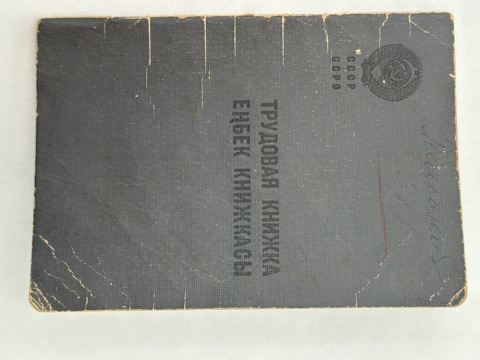 Timanov Yerembek's Labour Book